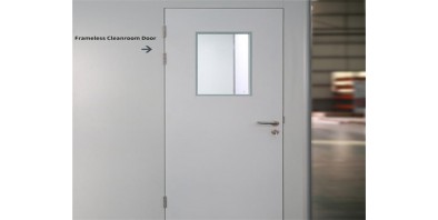 ISO9001 ile GMP Gereksinimi İçin Renkli Çelik Özelleştirilebilir Çerçevesiz Contalı Temiz Oda Kapıları